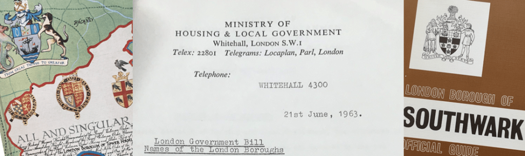 The naming of the London Boroughs: Part One