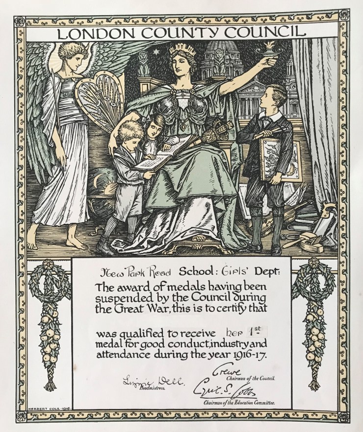 05 LCC Good conduct certificate 1916-17a